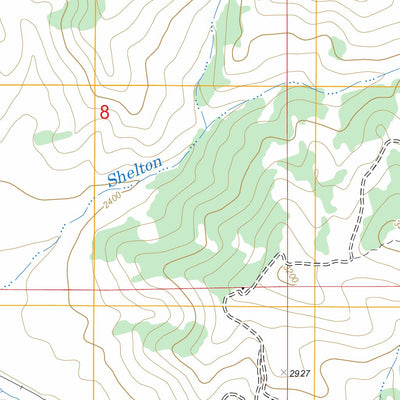 US Forest Service - Topo Hornbrook, CA FSTopo Legacy digital map