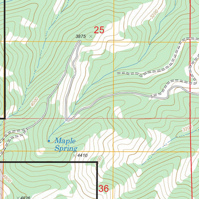 US Forest Service - Topo Hornbrook, CA FSTopo Legacy digital map