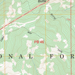 US Forest Service - Topo Horse Sign Butte, OR FSTopo Legacy digital map