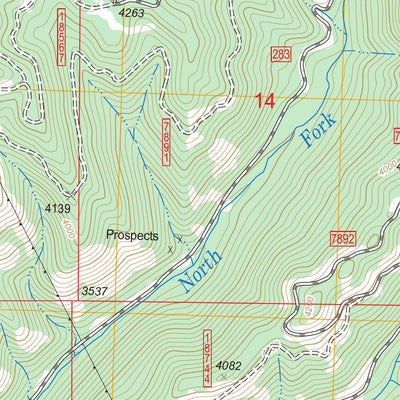 US Forest Service - Topo Horsehead Peak, MT FSTopo Legacy digital map