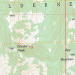 US Forest Service - Topo Horseshoe Peak, MT FSTopo Legacy digital map