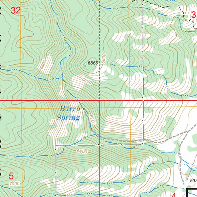 US Forest Service - Topo House Rock Spring, AZ FSTopo Legacy digital map