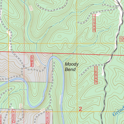 US Forest Service - Topo Houston, AL FSTopo Legacy digital map
