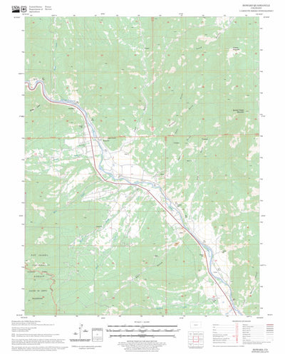 US Forest Service - Topo Howard, CO FSTopo Legacy digital map