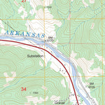 US Forest Service - Topo Howard, CO FSTopo Legacy digital map
