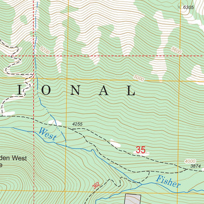 US Forest Service - Topo Howard Lake, MT FSTopo Legacy digital map