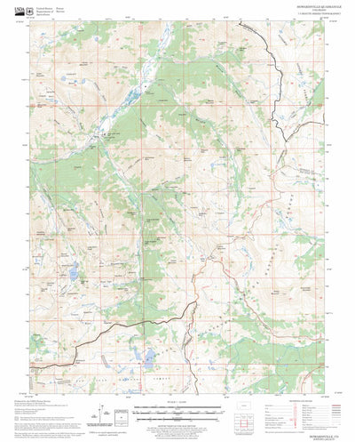 US Forest Service - Topo Howardsville, CO FSTopo Legacy digital map