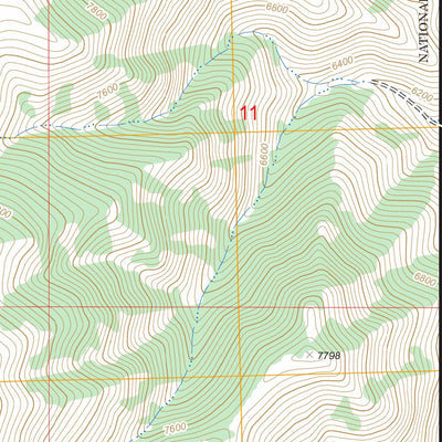 US Forest Service - Topo Howe, ID FSTopo Legacy digital map
