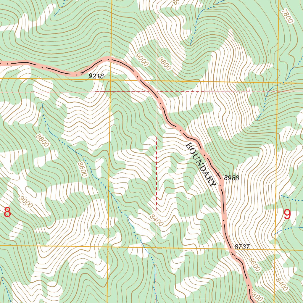 Hunter Peak, WY FSTopo Legacy Map by US Forest Service - Topo | Avenza Maps