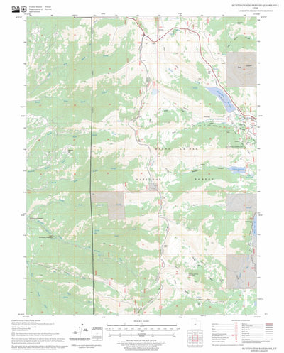 US Forest Service - Topo Huntington Reservoir, UT FSTopo Legacy digital map