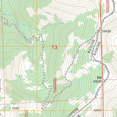 US Forest Service - Topo Huntington Reservoir, UT FSTopo Legacy digital map