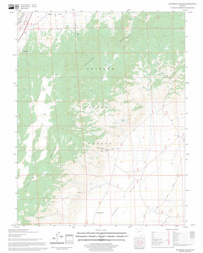 US Forest Service - Topo Huntoon Valley, NV FSTopo Legacy digital map