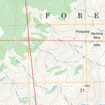 US Forest Service - Topo Huntoon Valley, NV FSTopo Legacy digital map