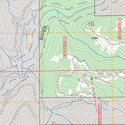 US Forest Service - Topo Hurdygurdy Butte, CA digital map
