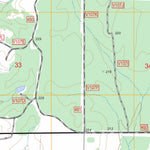 US Forest Service - Topo Hurricane Branch, LA FSTopo Legacy digital map