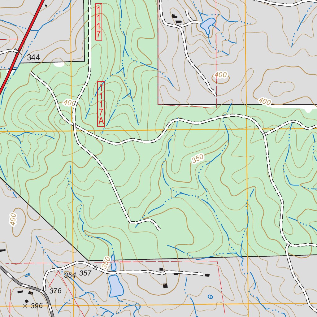 Hurstown, TX FSTopo Legacy Map by US Forest Service - Topo | Avenza Maps