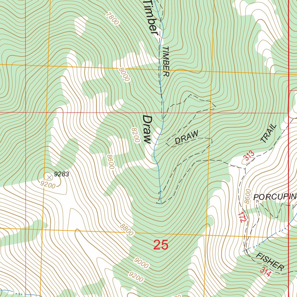 Hyndman Peak, ID FSTopo Legacy Map by US Forest Service - Topo | Avenza ...