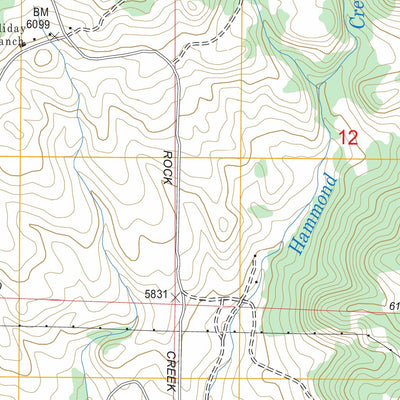 US Forest Service - Topo Ibex Mountain, MT FSTopo Legacy digital map