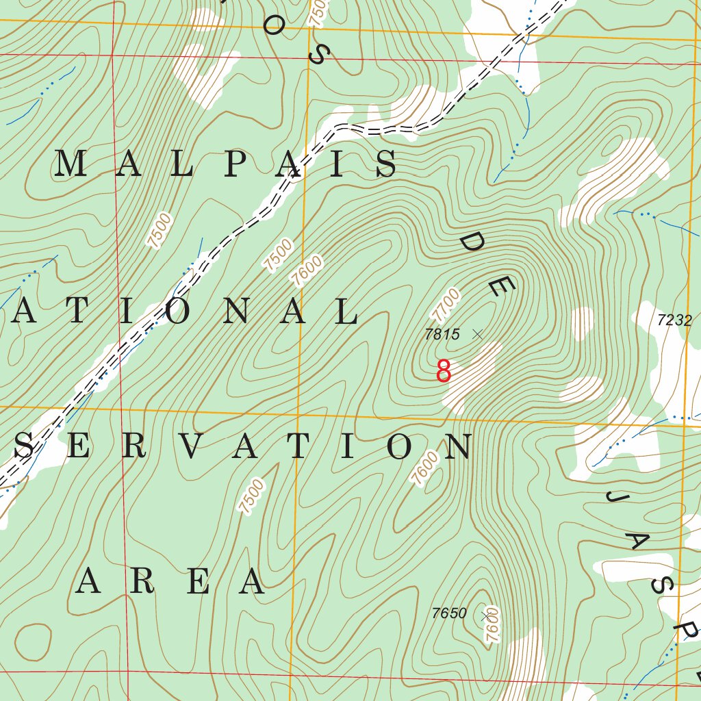 Ice Caves, NM FSTopo Legacy Map by US Forest Service - Topo | Avenza Maps