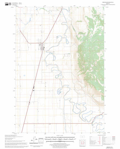 US Forest Service - Topo Imbler, OR FSTopo Legacy digital map