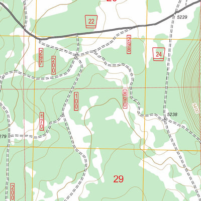 US Forest Service - Topo Indian Butte, OR FSTopo Legacy digital map