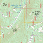US Forest Service - Topo Indian Butte, OR FSTopo Legacy digital map