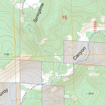 US Forest Service - Topo Indian Peaks East, NM FSTopo Legacy digital map