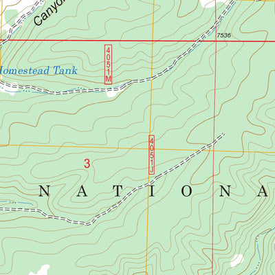 US Forest Service - Topo Indian Peaks West, NM FSTopo Legacy digital map