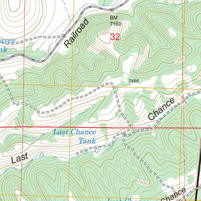 US Forest Service - Topo Indian Peaks West, NM FSTopo Legacy digital map
