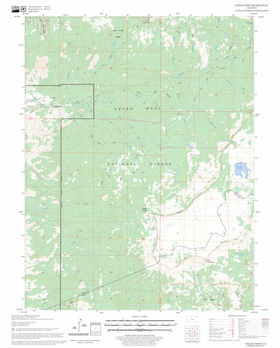 US Forest Service - Topo Indian Point, CO FSTopo Legacy digital map