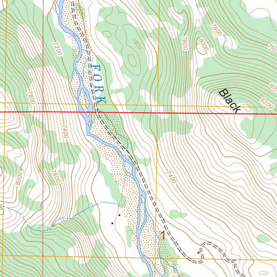US Forest Service - Topo Indian Point, WY FSTopo Legacy digital map