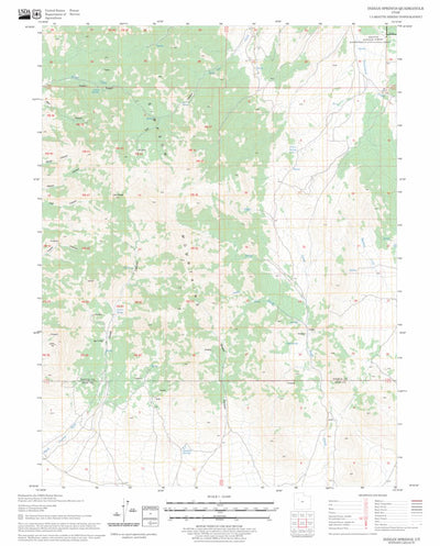 US Forest Service - Topo Indian Springs, UT FSTopo Legacy digital map