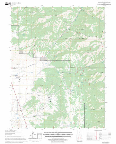 US Forest Service - Topo Indianola, UT FSTopo Legacy digital map