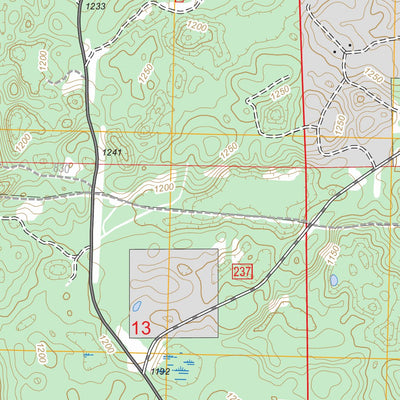 US Forest Service - Topo Ino, WI FSTopo Legacy digital map