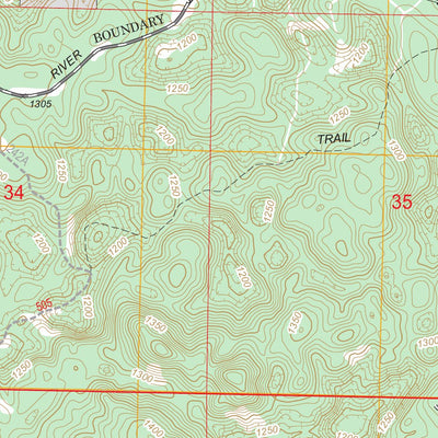 US Forest Service - Topo Ino, WI FSTopo Legacy digital map