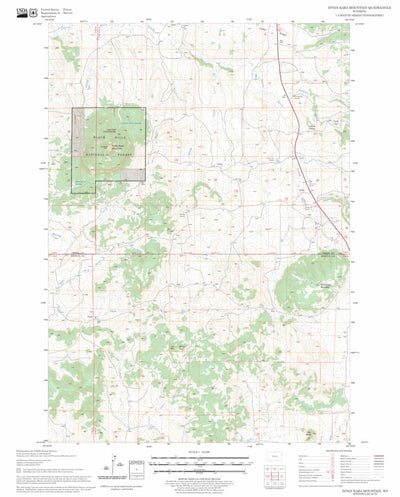US Forest Service - Topo Inyan Kara Mountain, WY FSTopo Legacy digital map