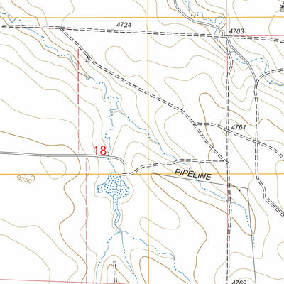 US Forest Service - Topo Ireton Draw, WY FSTopo Legacy digital map