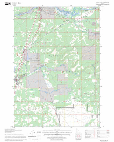 US Forest Service - Topo Island Park, ID FSTopo Legacy digital map
