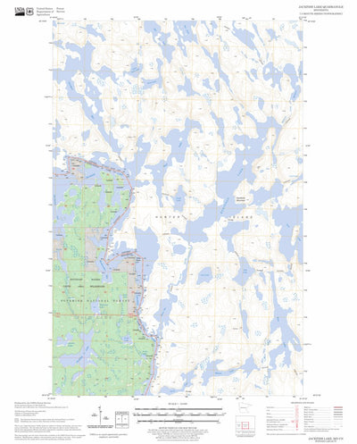 US Forest Service - Topo Jackfish Lake, MN FSTopo Legacy digital map