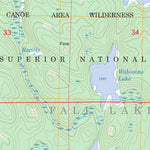 US Forest Service - Topo Jackfish Lake, MN FSTopo Legacy digital map