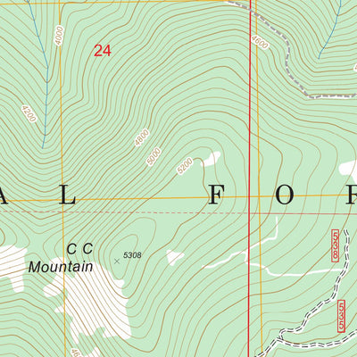 US Forest Service - Topo Jackknife Mountain, WA FSTopo Legacy digital map