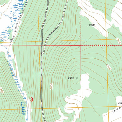 US Forest Service - Topo Jackson Hill, MT FSTopo Legacy digital map