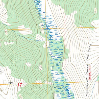 US Forest Service - Topo Jackson Hill, MT FSTopo Legacy digital map
