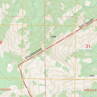 US Forest Service - Topo Jaggar Peak, WY FSTopo Legacy digital map