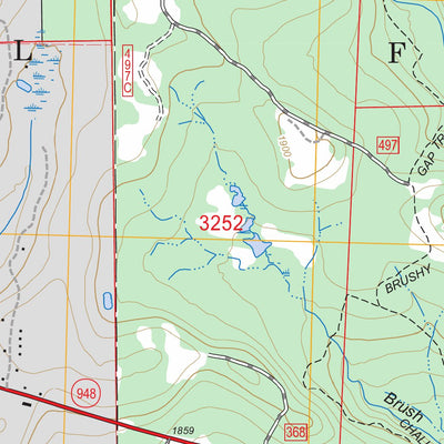 US Forest Service - Topo James City, PA FSTopo Legacy digital map