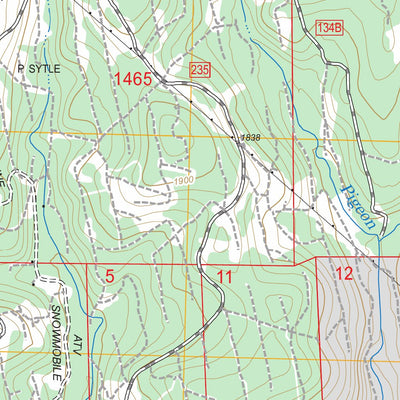 US Forest Service - Topo James City, PA FSTopo Legacy digital map