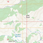 US Forest Service - Topo Jaralosa Mountain, NM FSTopo Legacy digital map