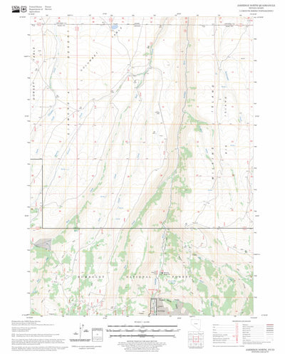 US Forest Service - Topo Jarbidge North, NV - ID FSTopo Legacy digital map