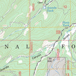 US Forest Service - Topo Jarosa, NM FSTopo Legacy digital map