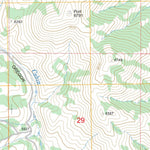US Forest Service - Topo Jeff Cabin Creek, ID FSTopo Legacy digital map